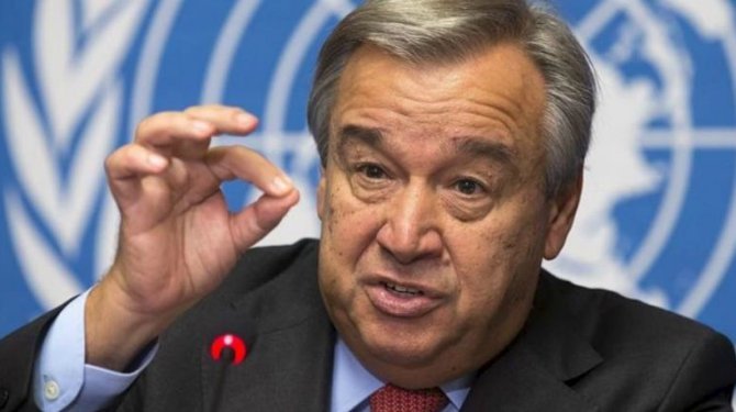 El Alto Comisionado de la ONU para los Refugiados, António Guterres.