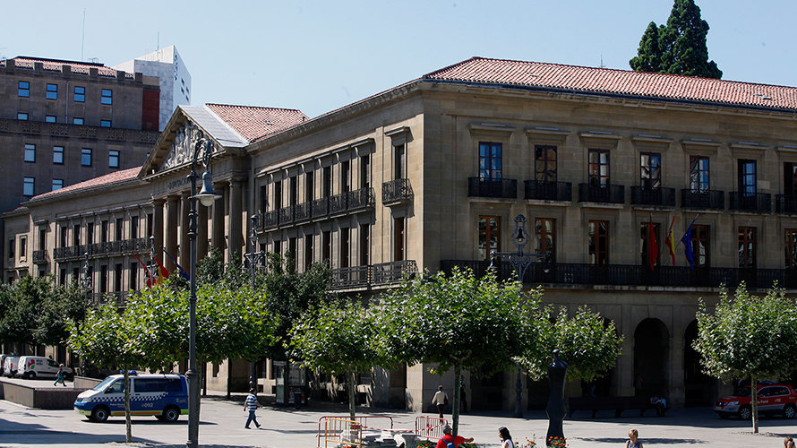 Edificio del Gobierno de Navarra en Pamplona.