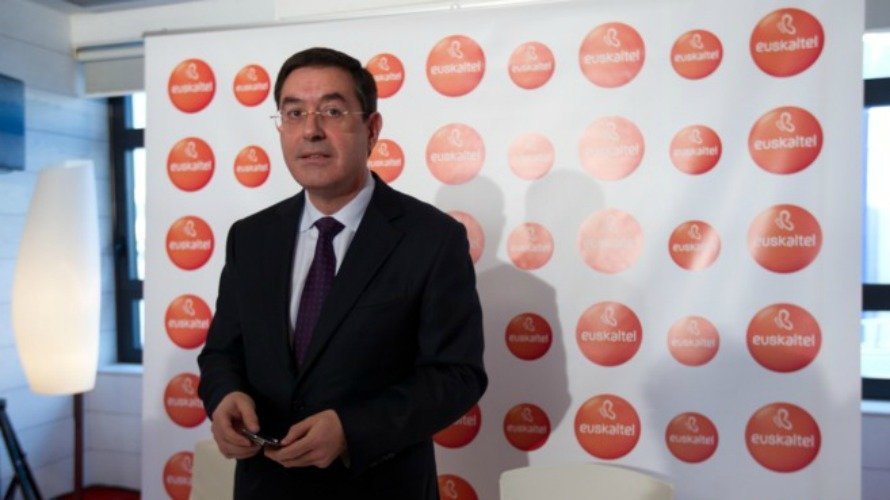 El presidente de Euskaltel, Alberto García Erauzkin. EFE.