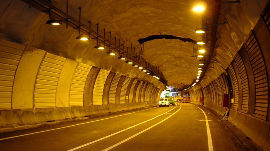 Uno de los túneles de Belate.