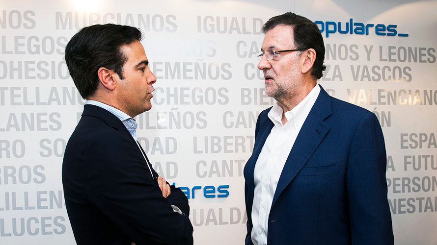 Pablo Zalba y Mariano Rajoy
