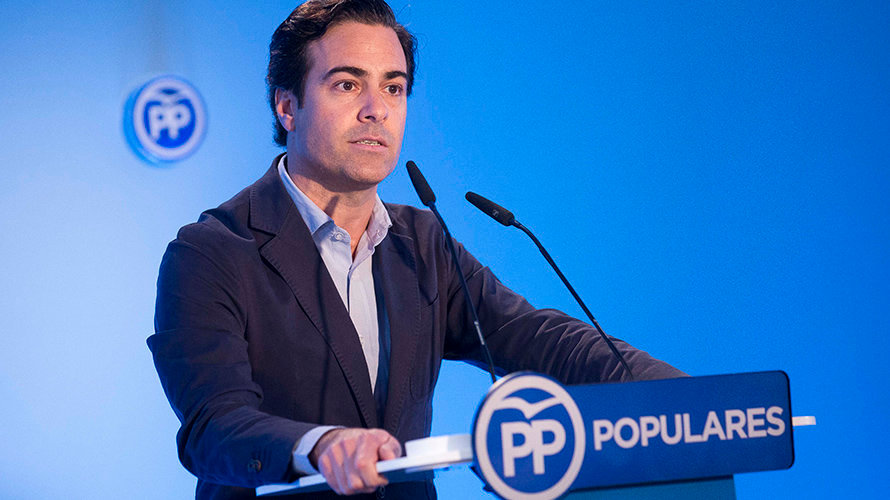 Pablo Zalba durante una intervención del PP