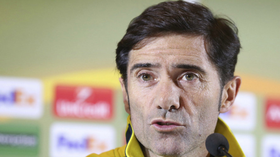 Marcelino García es el entrenador del Villarreal CF. Efe.