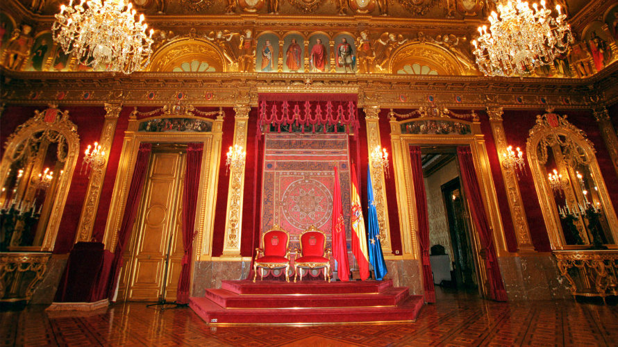Salón del Trono del Palacio de Navarra.