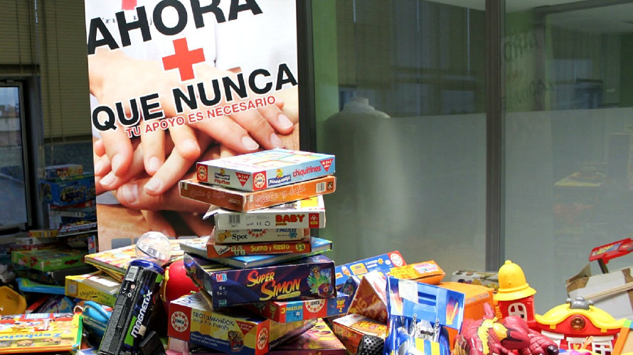 Campaña de recogida de juguetes de Cruz Roja Navarra.