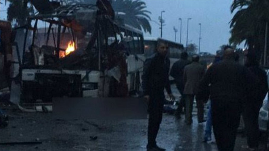 Primera foto del atentado en Túnez.