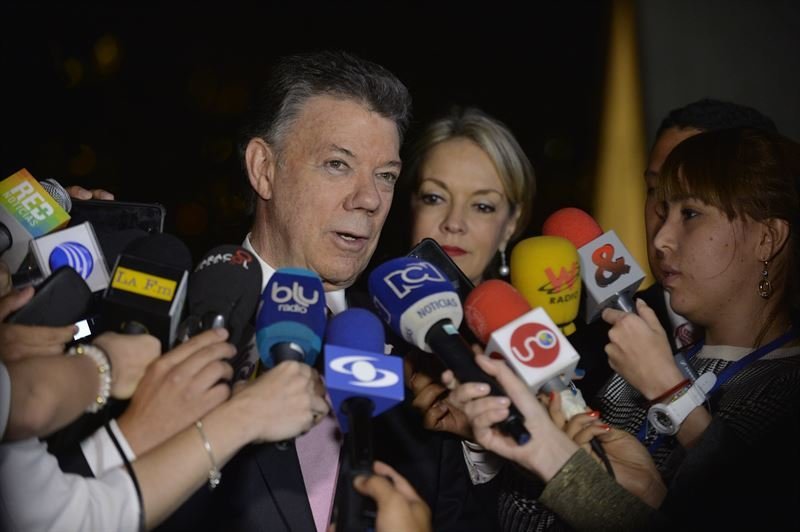 El presidente de Colombia, Juan Manuel Santos. EP