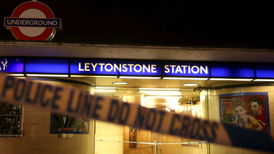 La estación de metro Leystone después de los hechos. REUTERS