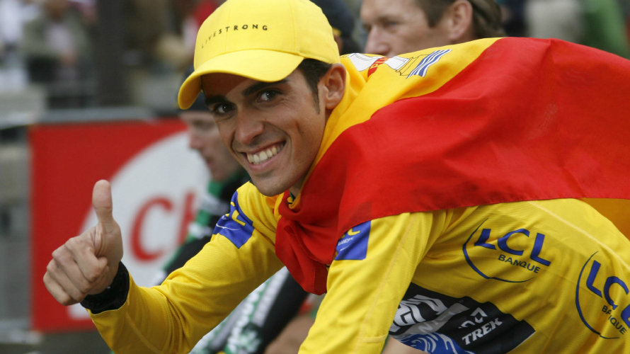 Alberto Contador ha ganado dos veces el Tour de Francia. Efe.