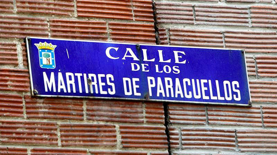 Calle de los Mártires de Paracuellos en Madrid. EP