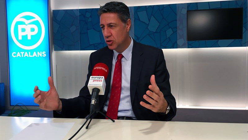 El líder del PP en el Parlament, Xavier García Albiol