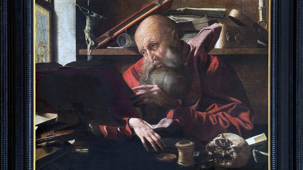 San Jerónimo en su estudio', del pintor flamenco Marinus Van Reymerswaele