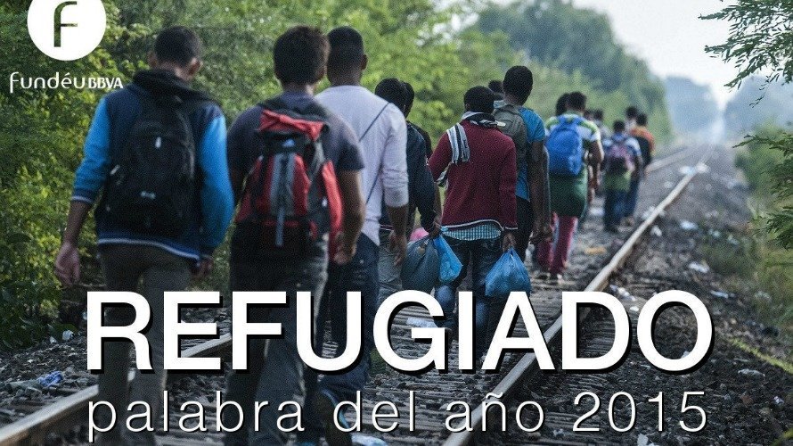 Refugiado, palabra del año 2015. EFE.