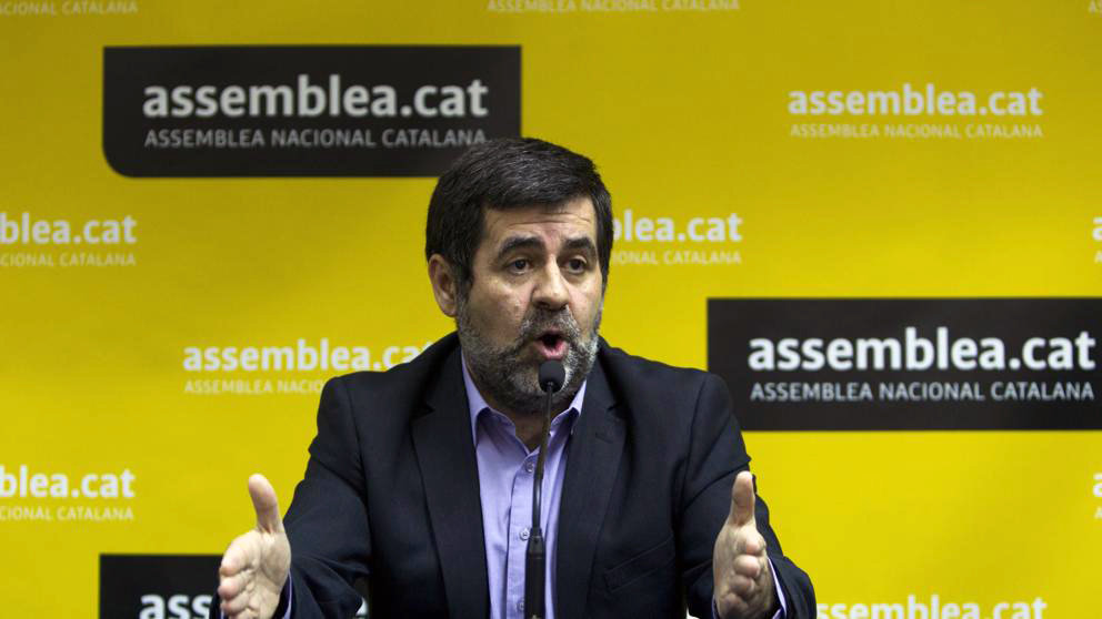El presidente de la Asamblea Nacional Catalana (ANC), Jordi Sánchez.