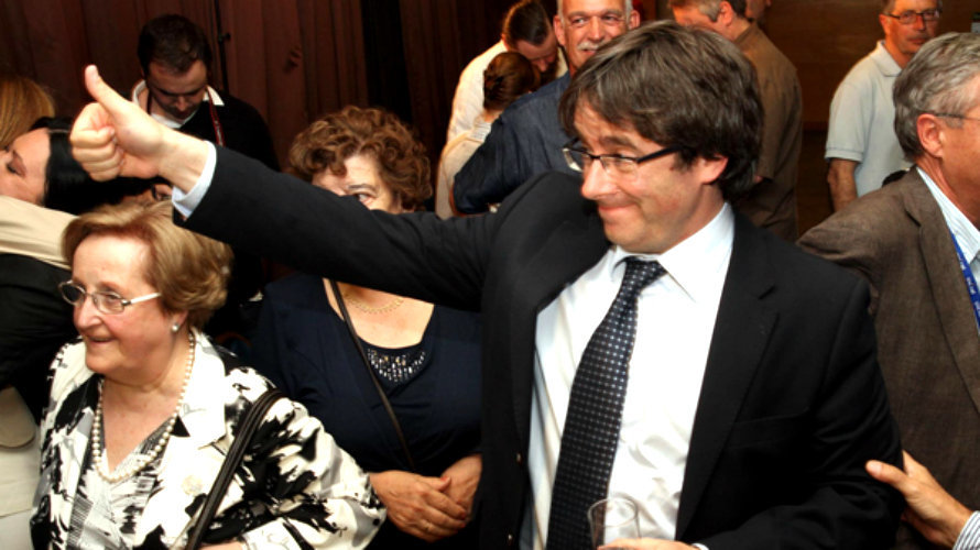 Carles Puigdemont, posible presidente de la Generalitat. EFE.