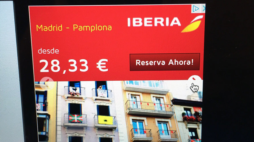 Anuncio promocional de Iberia