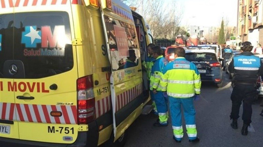 Emergencias de la comunidad de Madrid atienden un accidente de tráfico. EP.