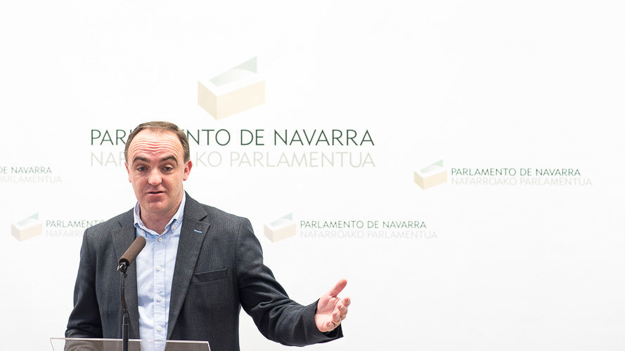 Comparecencia parlamentaria de Javier Esparza (UPN). PABLO LASAOSA 3