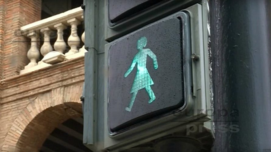 Los nuevos semáforos de Valencia, por la igualdad.