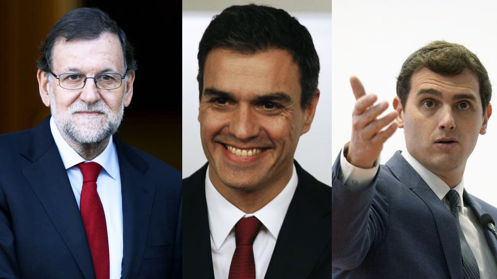 PP, PSOE y C's
