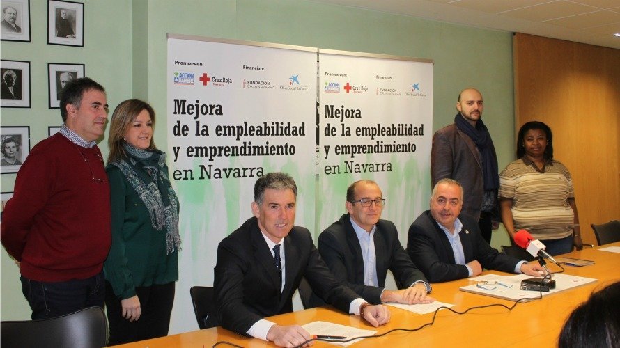 Presentación proyecto Mejora de la empleabilidad y emprendimiento para personas en situación o riesgo de vulnerabilidad en Navarra.