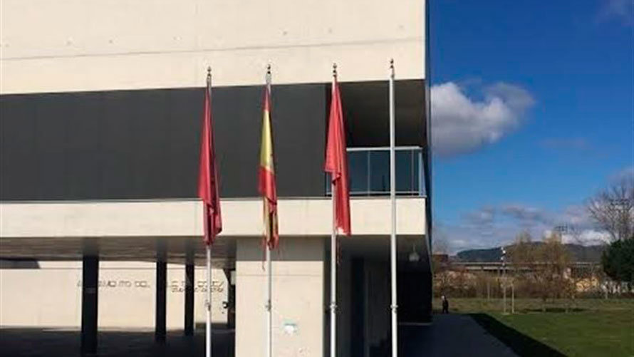 Banderas del Ayuntamiento del Valle de Egüés. EP