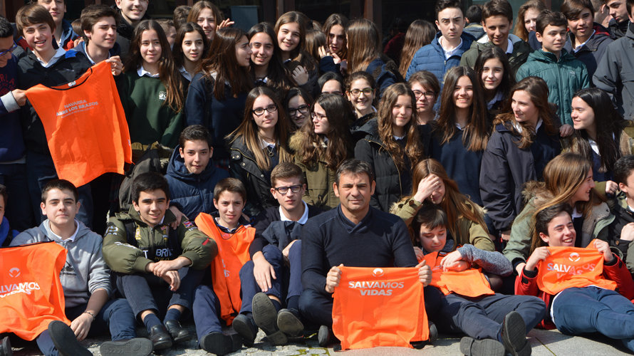 Los colegios de Pamplona colaboran con la iniciativa 'Navarra abre los brazos' (38)