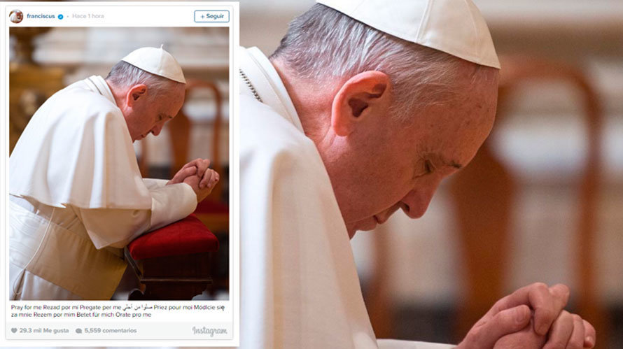 El Papa estrena cuenta de Instagram. INSTAGRAM
