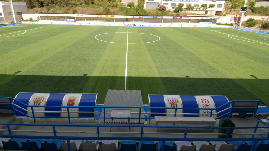 Campo de fútbol de Merkatondoa en Estella. Web Izarra.