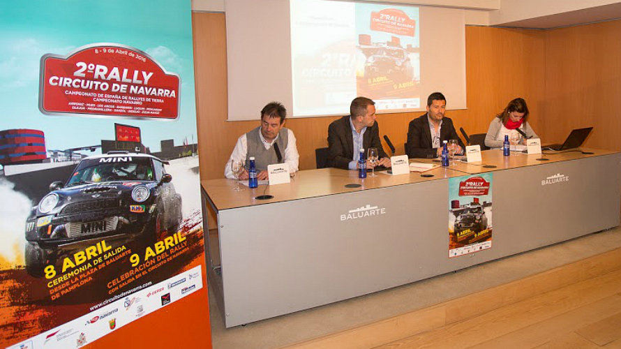 Presentación del 2º Rally Circuito de Navarra en Baluarte.