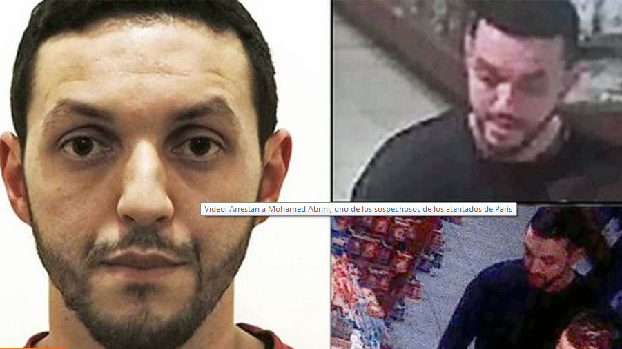 Arrestan a Mohamed Abrini, uno de los sospechosos de los atentados de París.
