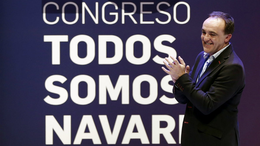 Javier Esparza, reelegido presidente de UPN. EFE. JESÚS DIGES.