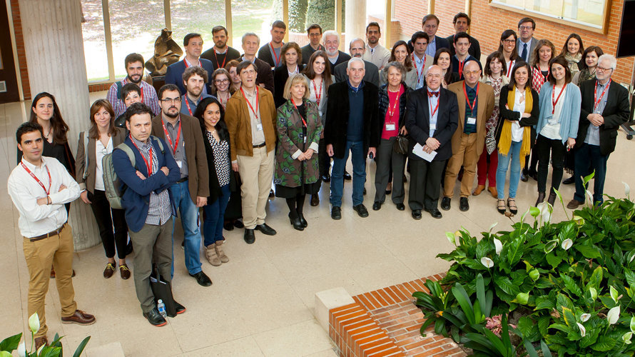 Miembros del Congreso Internacional de Aruitectura española de la Universidad de Navarra. UNAV