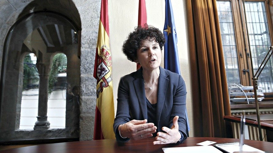 La presidenta de la Cámara de Comptos, Asunción Olaechea. EFE. JESÚS DIGES
