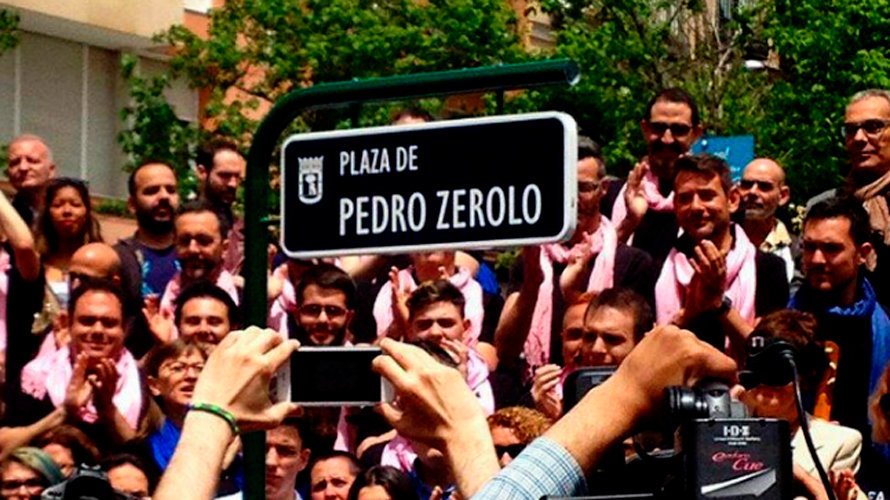 Inauguración de la Plaza de Pedro Zerolo. TWITTER