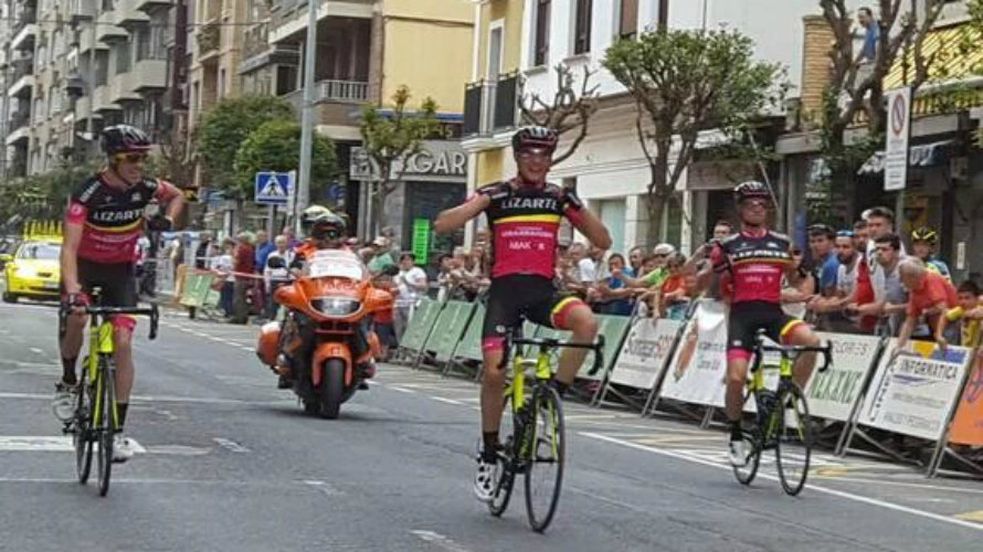Primera etapa de la Vuelta a Navarra 2016. Twitter.