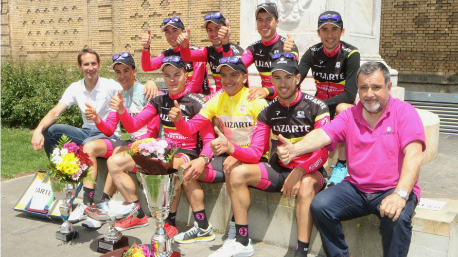 El equipo Lizarte al completo en San Lorenzo. Foto web Lizarte.