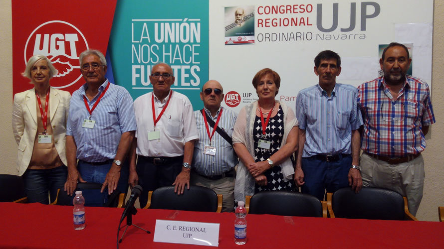 Nueva comisión de la Unión de Jubilados y Pensionistas de la UGT.