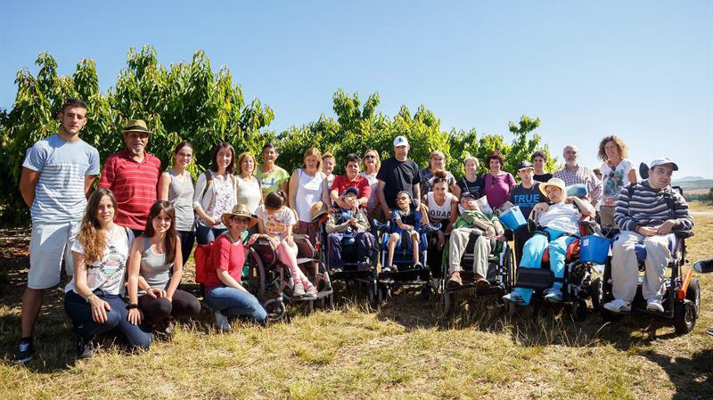 Personas con discapacidad de la Fundación Aspace Navarra Residencial. (EP).