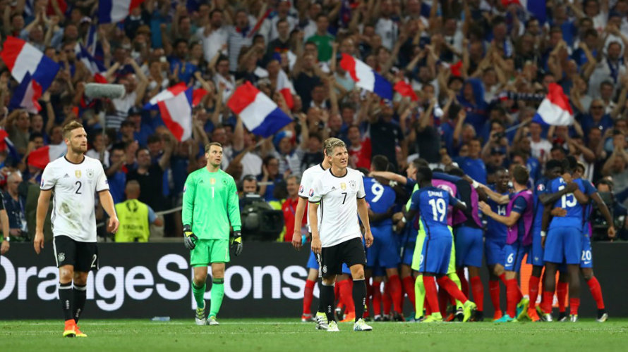 Francia elimina a Alemania en la semifinal de la Eurocopa. Foto Uefa.com