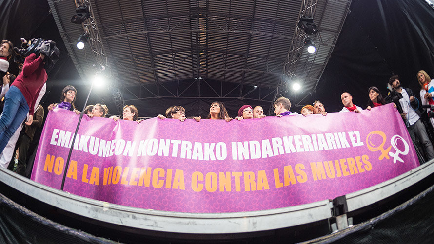 Marcha ciudadana contra las agresiones sexistas en Pamplo celebrada en Sanfermines DANIEL FERNÁND (15)