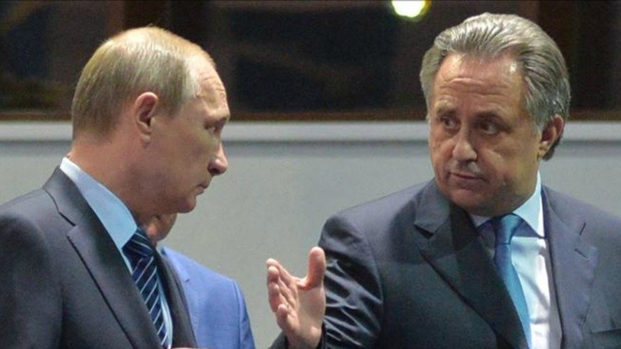 vladimir Putin junto ministro deportes Vitaly Mutko. AFP