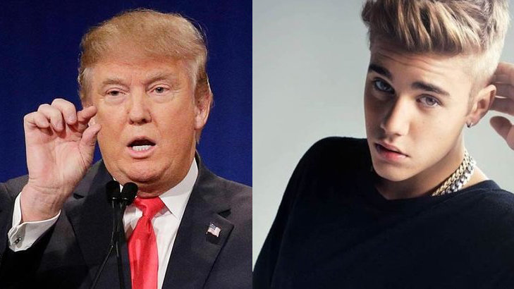 Donald Trump no consigue que Justin Bieber actúe en uno de sus mítines políticos