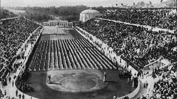 Primeros Juegos Olímpicos de Atenas en 1896