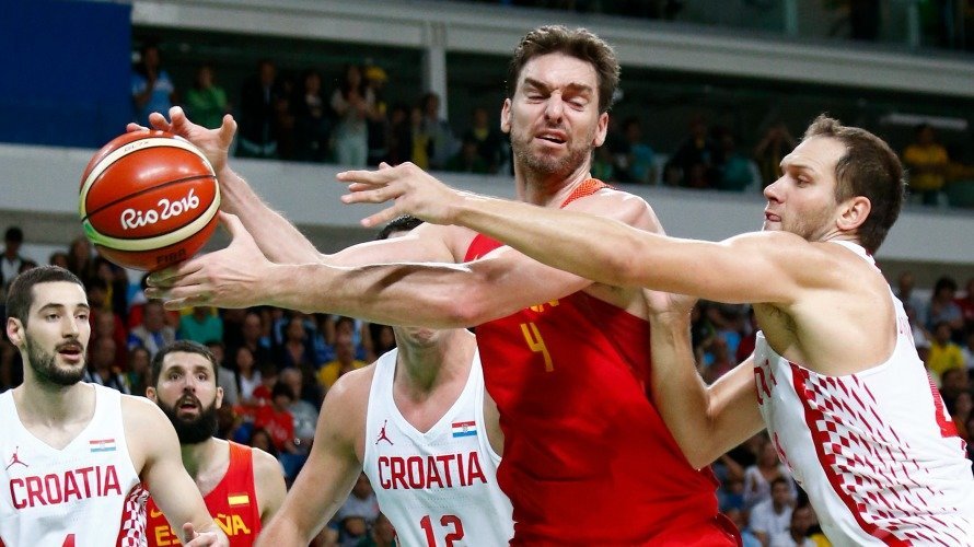 España pierde ante Croacia en la jornada dominical de los juegos olímpicos. EFE