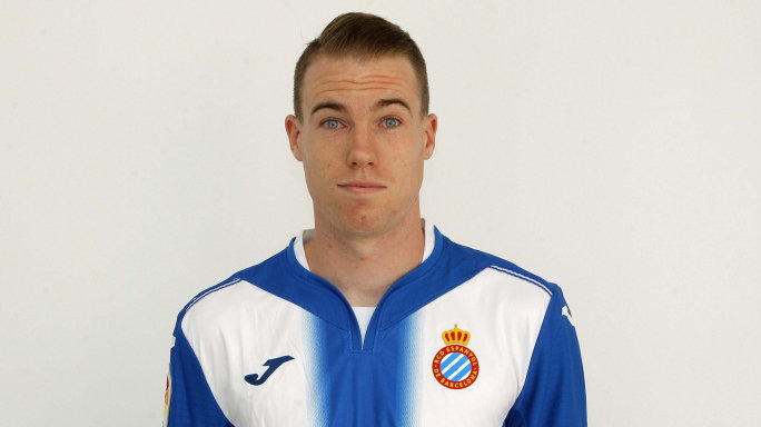 Carlos Clerc posa en una imagen del Espanyol.