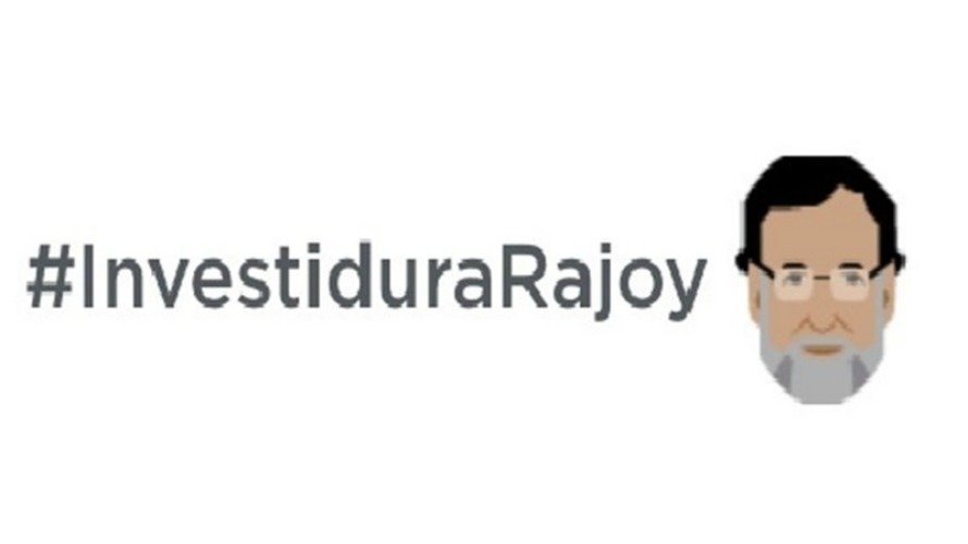 Nuevo emotico de Twitter para la investidura de Rajoy.