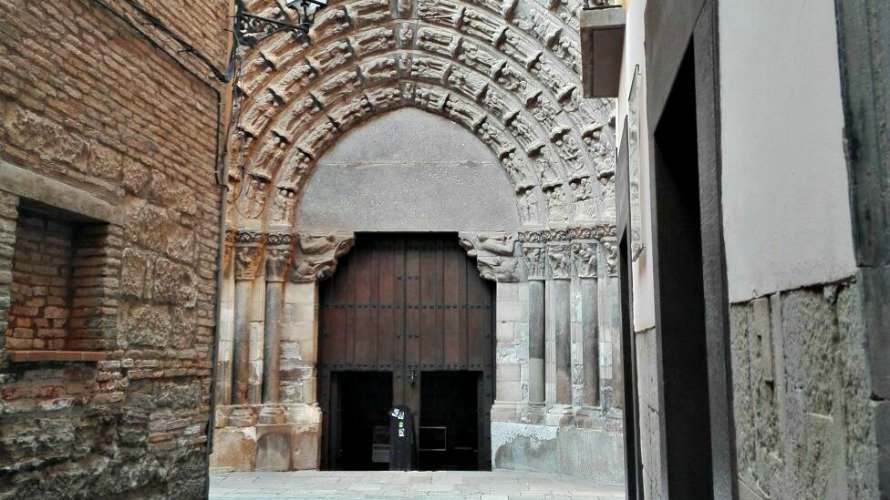 Puerta del Juicio de la Catedral de Tudela.