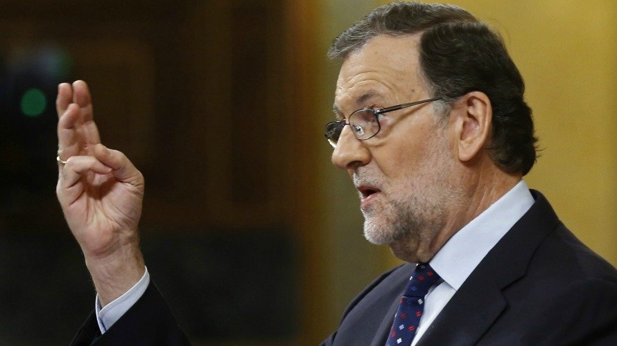 Mariano Rajoy durante la segunda votación del debate de investidura en el Congreso. EFE. 