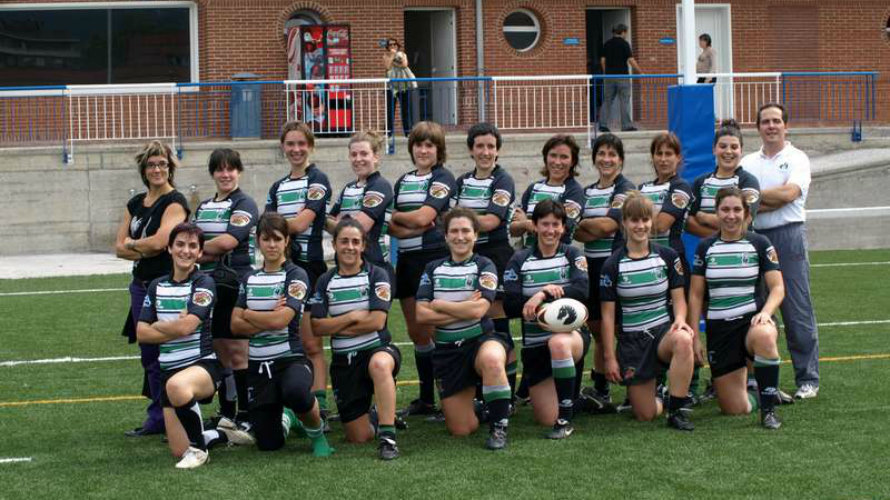 Equipo La Unica femenino de Rugby. Foto web Federación Navarra de Rugby.
